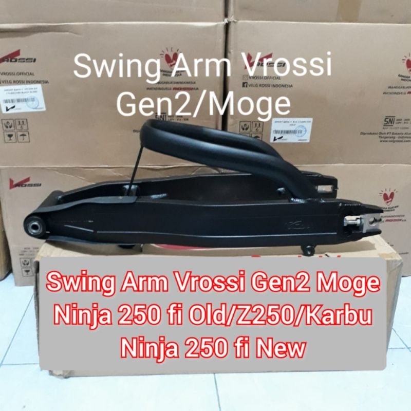 Swing Arm Ninja 250 fi old new Z250 Carbu karbu Vrossi lebar Arm Rossi Ninja 250