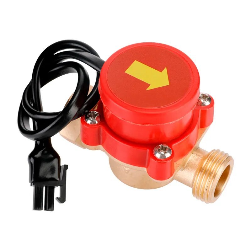 FLOW SWITCH SAKLAR Otomatis Pompa Air 1" - 3/4" Pipa 1 inch  Kuningan Water Flow Switch Saklar Otoma