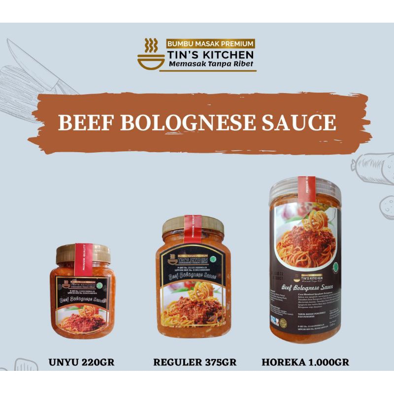 

Saus beef bolognese