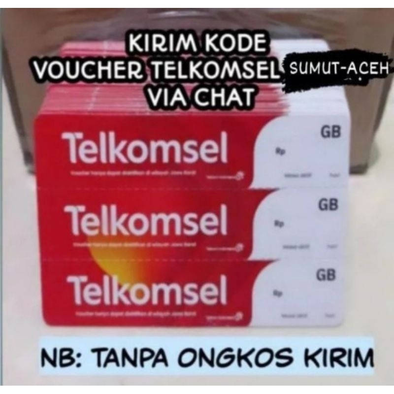 (kirim kode via chat) VOUCHER DATA TELKOMSEL 2.5GB  3GB