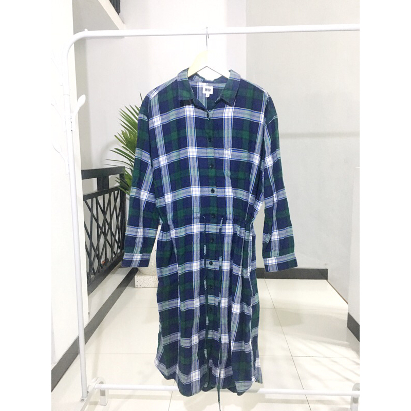 TUNIK UNIQLO TARTAN