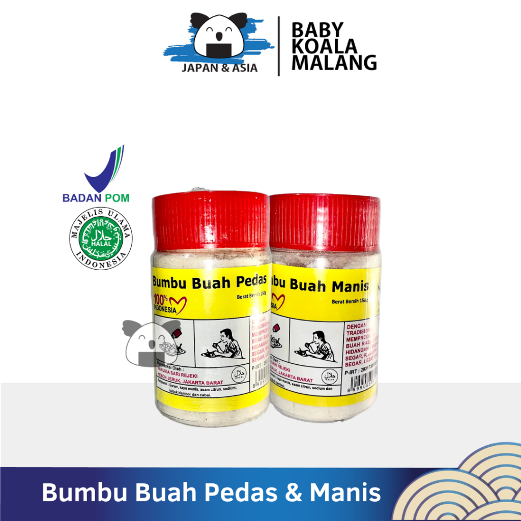 

BUMBU BUAH Aroma Kiamboy Pedas & Manis Cap Elang 150 g.