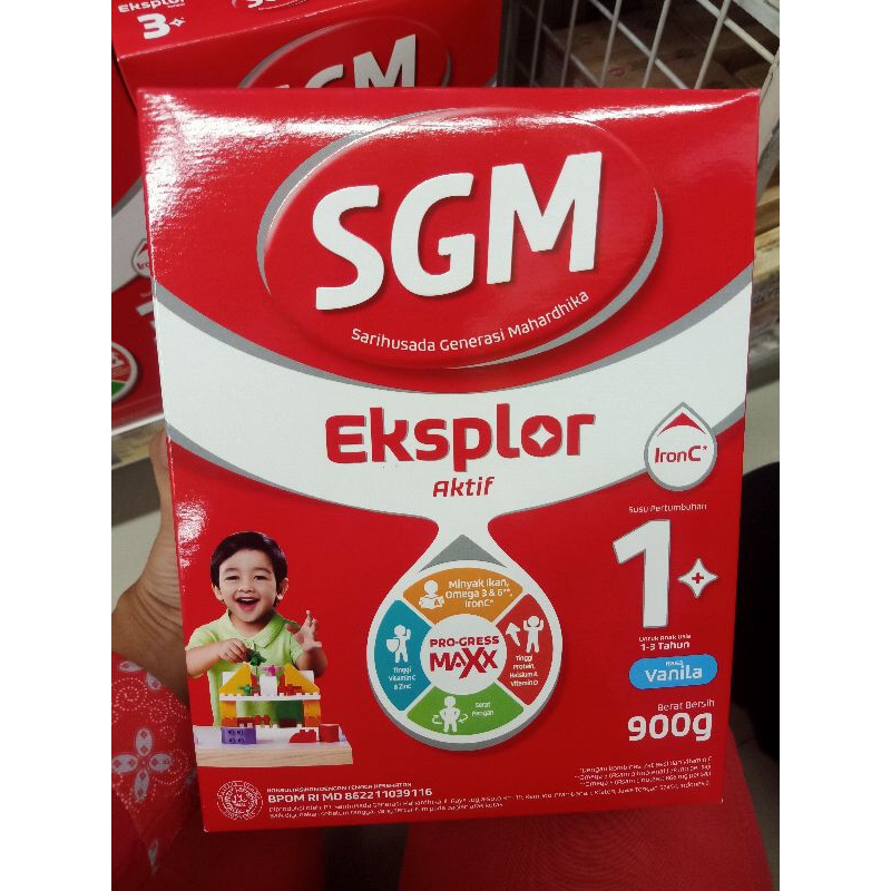 

SGM EKSPLOR 1+ 900GR VANILA/MADU