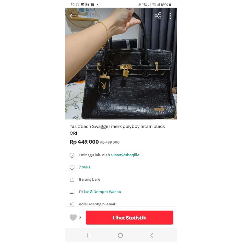 tas playboy ori store