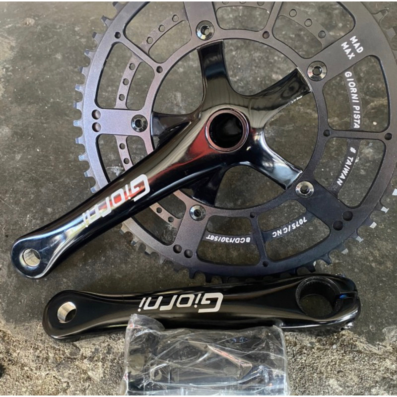 Crankset GIORNI PISTA BCD 130 56T untuk sepeda lipat