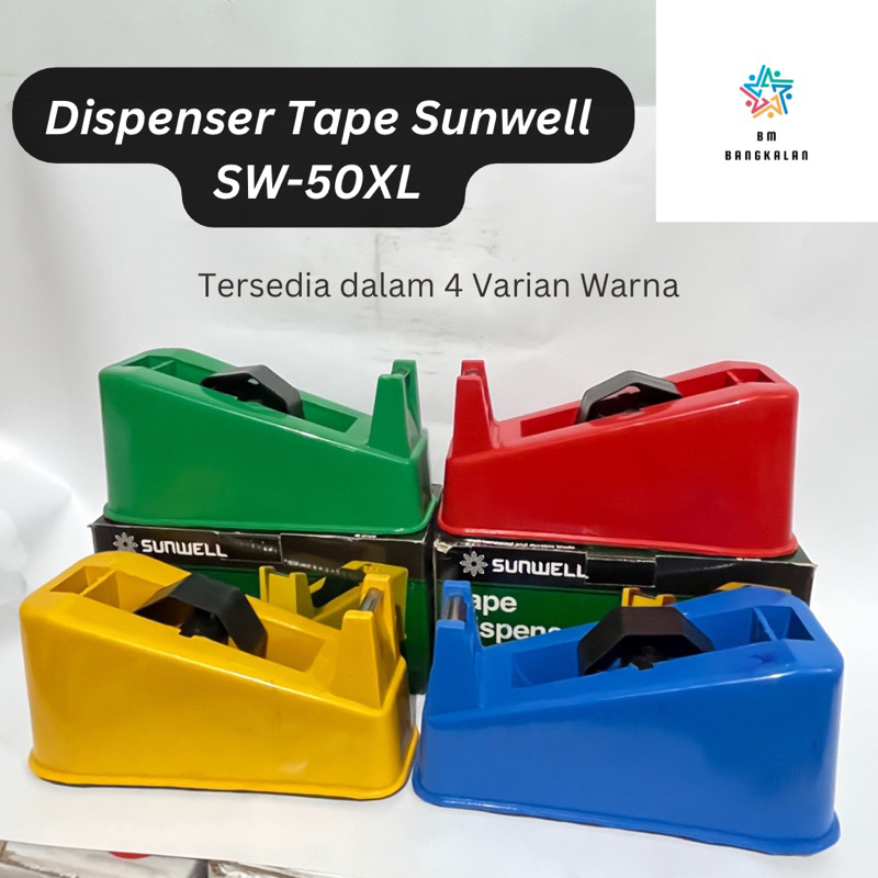 

Tape Dispenser Isolasi Sunwell Besar SW-50XL