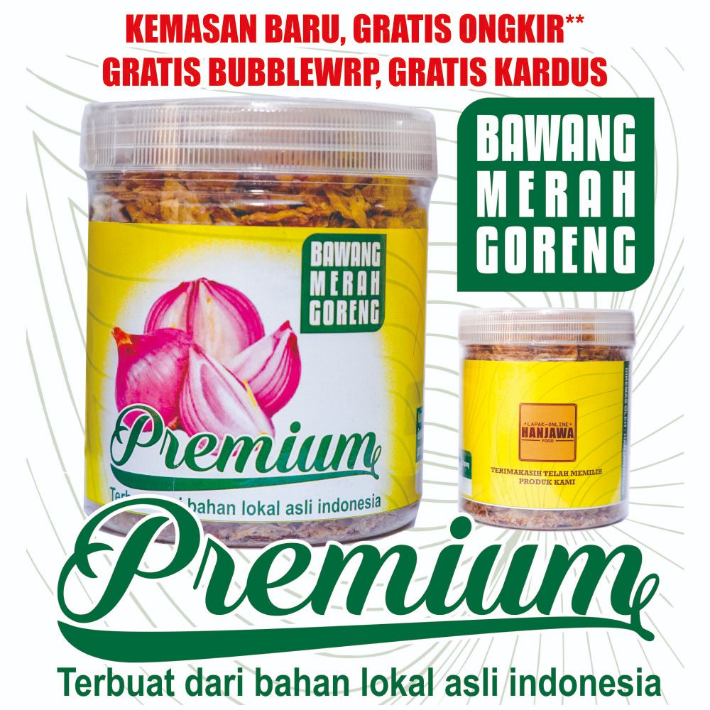 

Bawang goreng asli PREMIUM 400ml