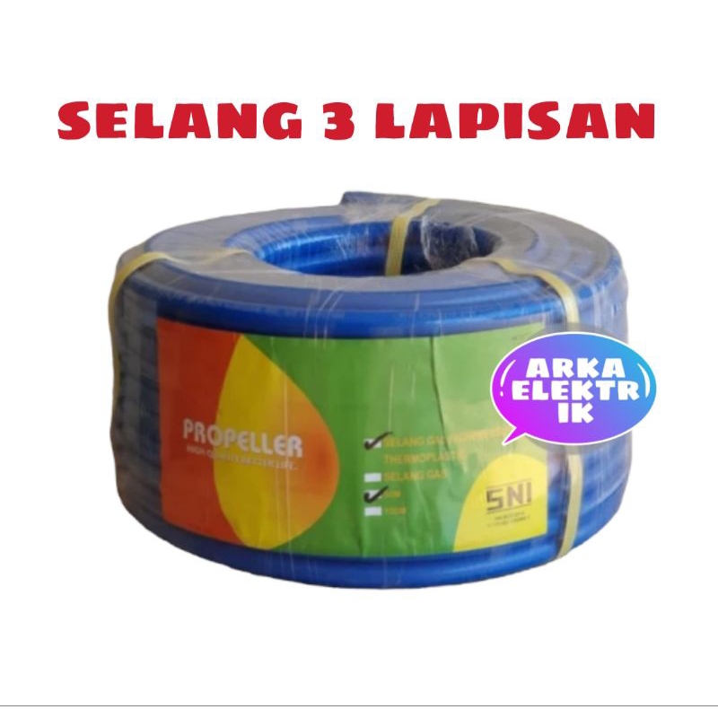 Selang gas lpg 3 lapis Biru