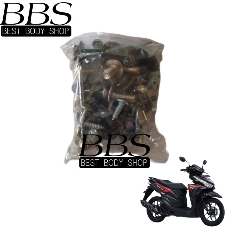 Baut/Baud Full Body Honda Vario 125/150 New | Full Set Sekrup/Scrup Body New Vario 125/150
