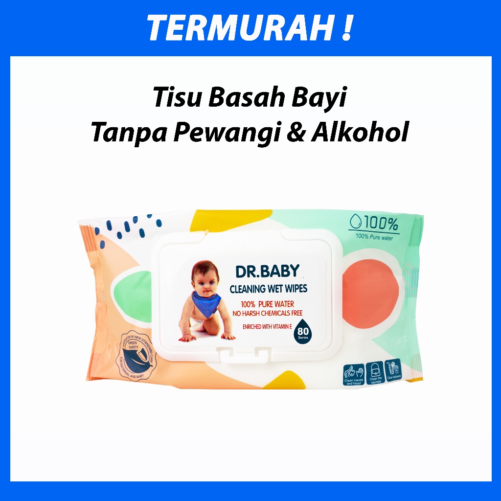 Tissue Basah Baby - Tisu Basah Bayi Tanpa Pewangi dan Alkohol 80s