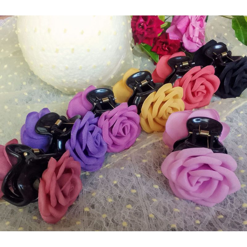 jedai bunga mawar/jedai rambut/jepit rambut