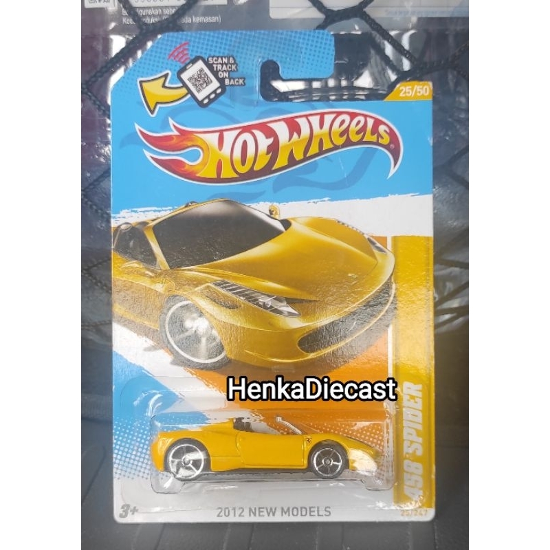 Hot Wheels Ferrari 458 Spider