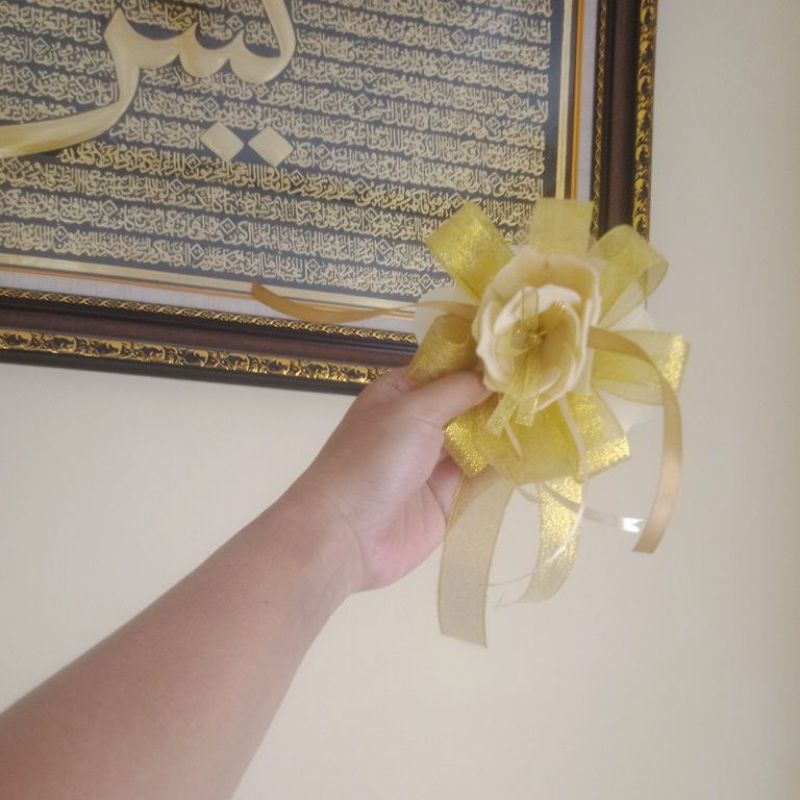 

Pita hias hiasan hantaran bunga hiasan properti foto display