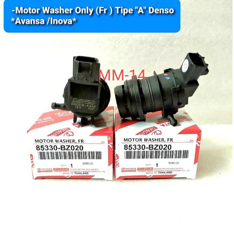 POMPA AIR WASHER PUMP WIPER DEPAN AVANZA INNOVA RUSH TERIOS XENIA ORI