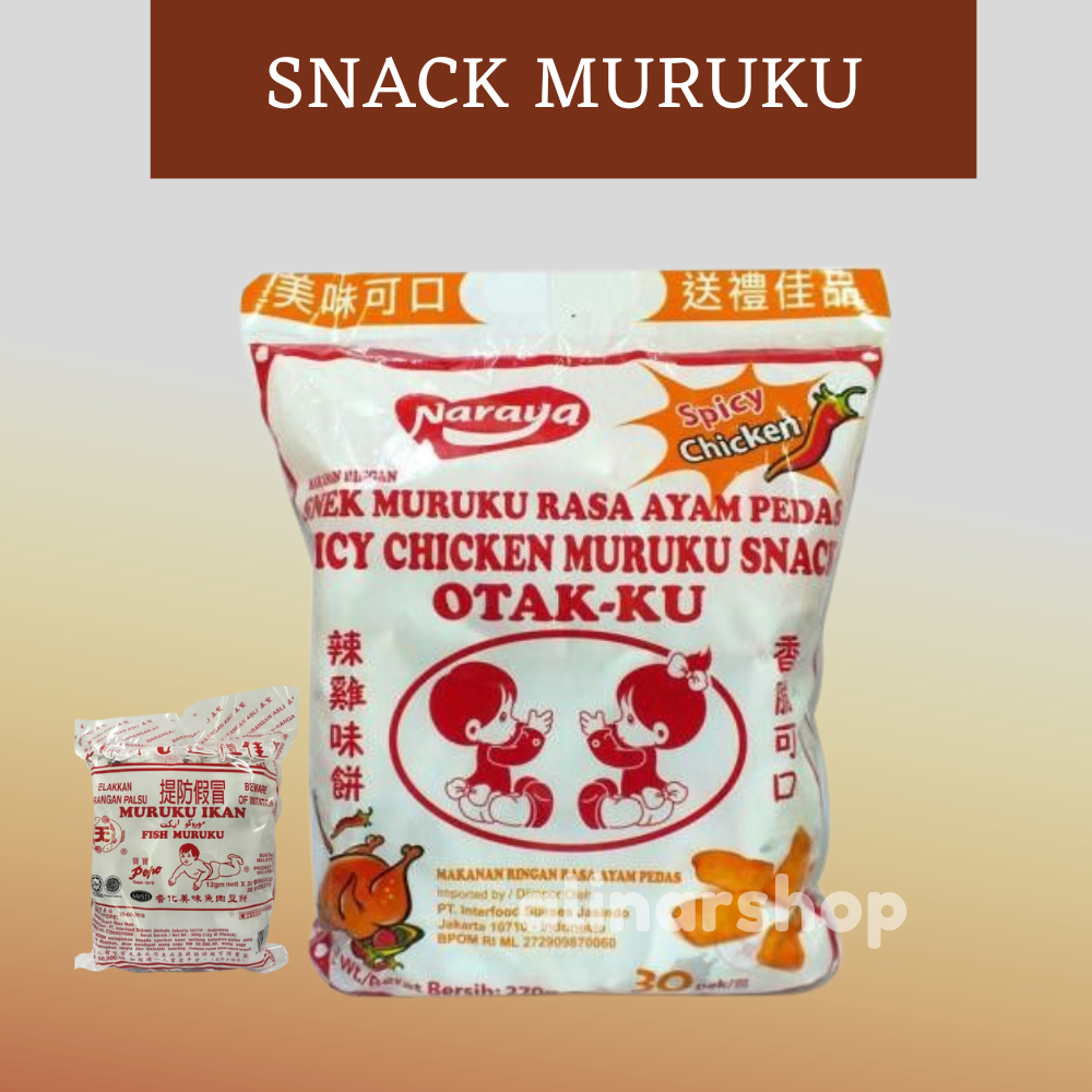 

SNACK IKAN NARAYA MURUKU Isi 20pcs 180gr