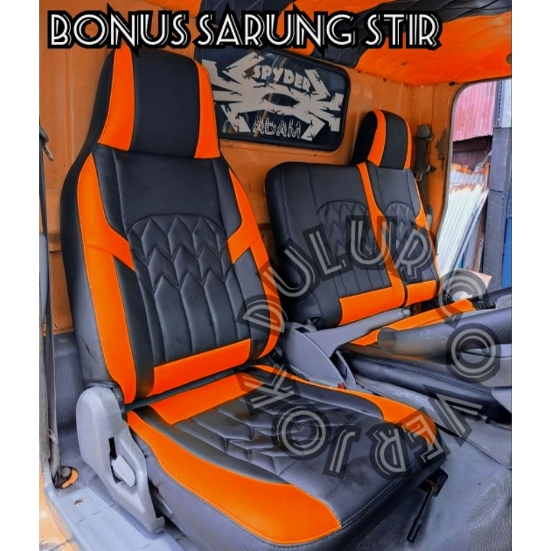 Sarung jok truk Canter - Dyna - Hino Dutro - Ragasa - Cover sarung jok mobil truk canter - Sarung jo