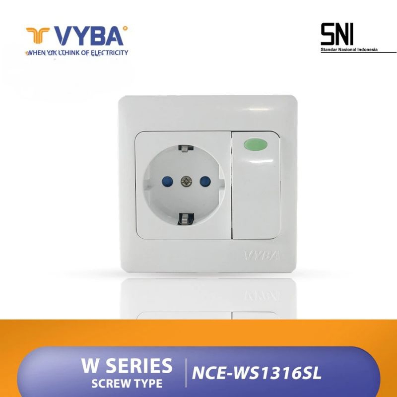 stopkontak vyba ob+saklar engkel WS1316SL