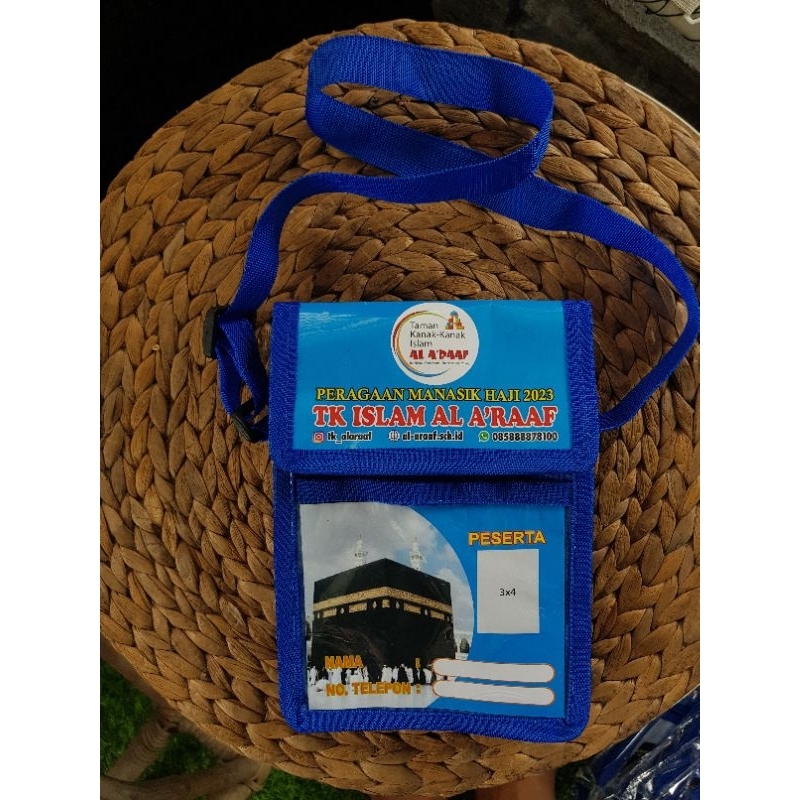 Tas Manasik Haji Anak Paud & TK Bisa Request Pake Logo Sekolah & Nama Sekolah