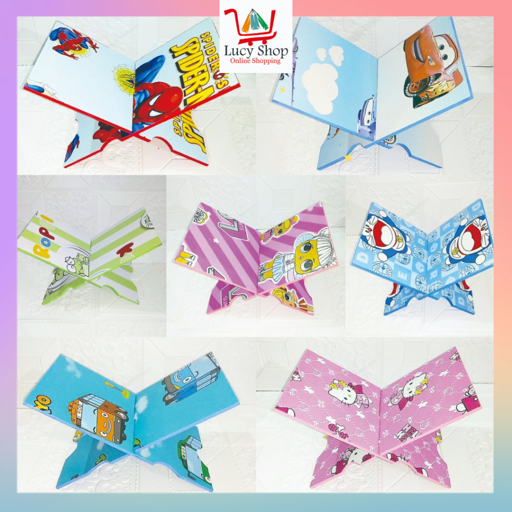 REKAL KARAKTER ANAK DUDUKAN MEJA BACA AL QURAN REKAR REHAL