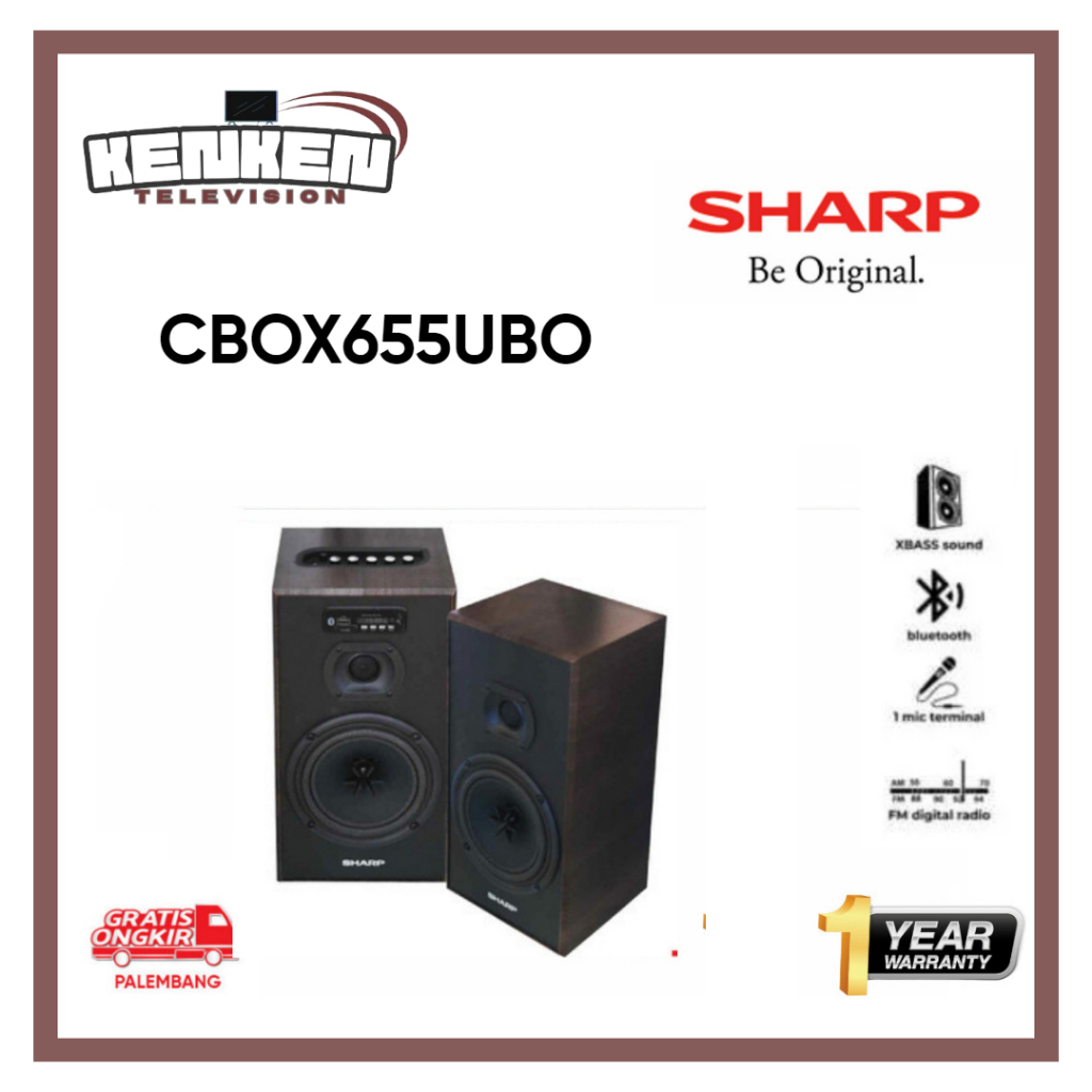 Speaker Bluetooth Sharp CBOX-655UBO Speaker Sharp