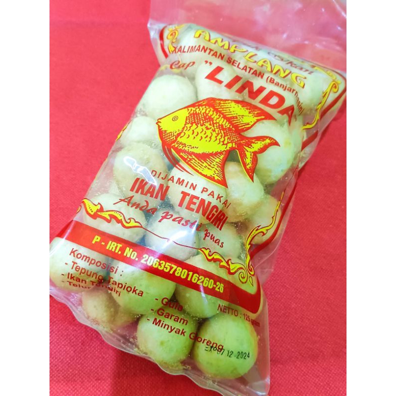 

KRUPUK AMPLANG IKAN TENGIRI merk LIND