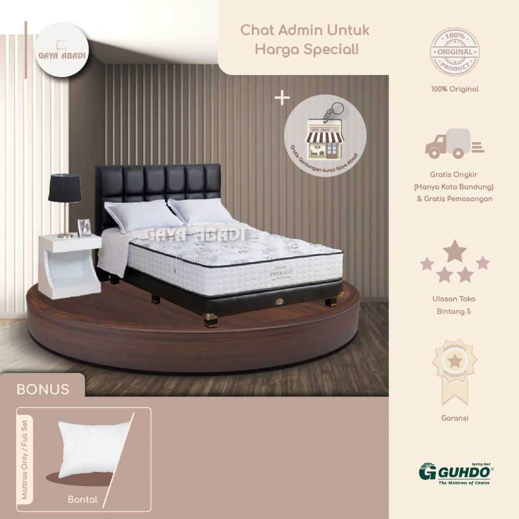 Springbed Guhdo Emerald Dream / Kasur Guhdo emerald Dream - Guhdo Springbed