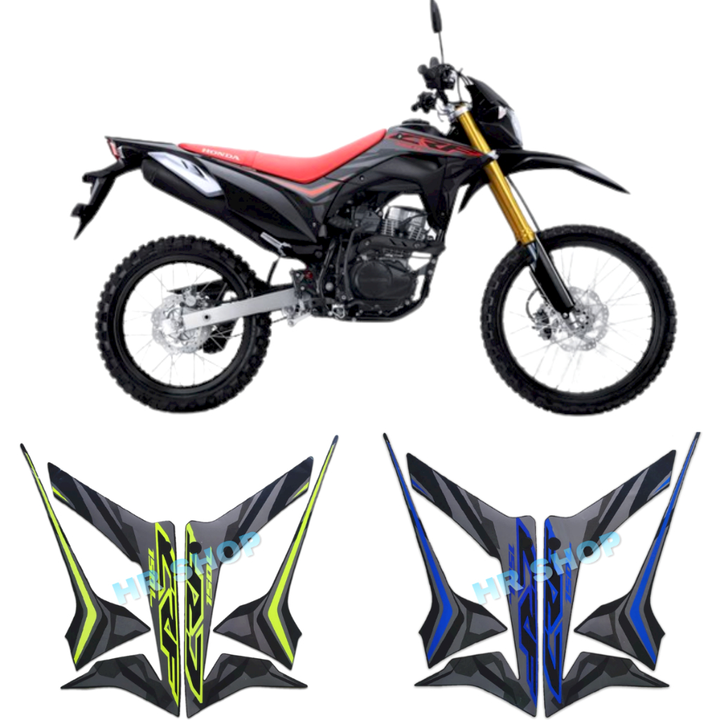 STIKER STRIPING MOTOR HONDA CRF 150L 2019 / 2020 SEPASANG STANDAR FULL SET