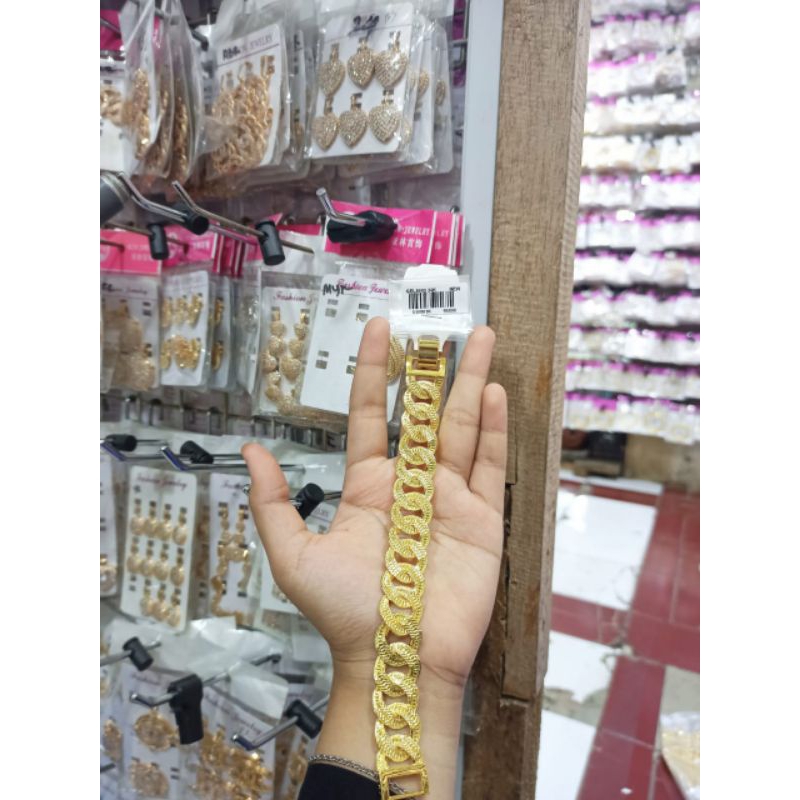 GELANG SISIK NAGA KUNING EMAS YXY