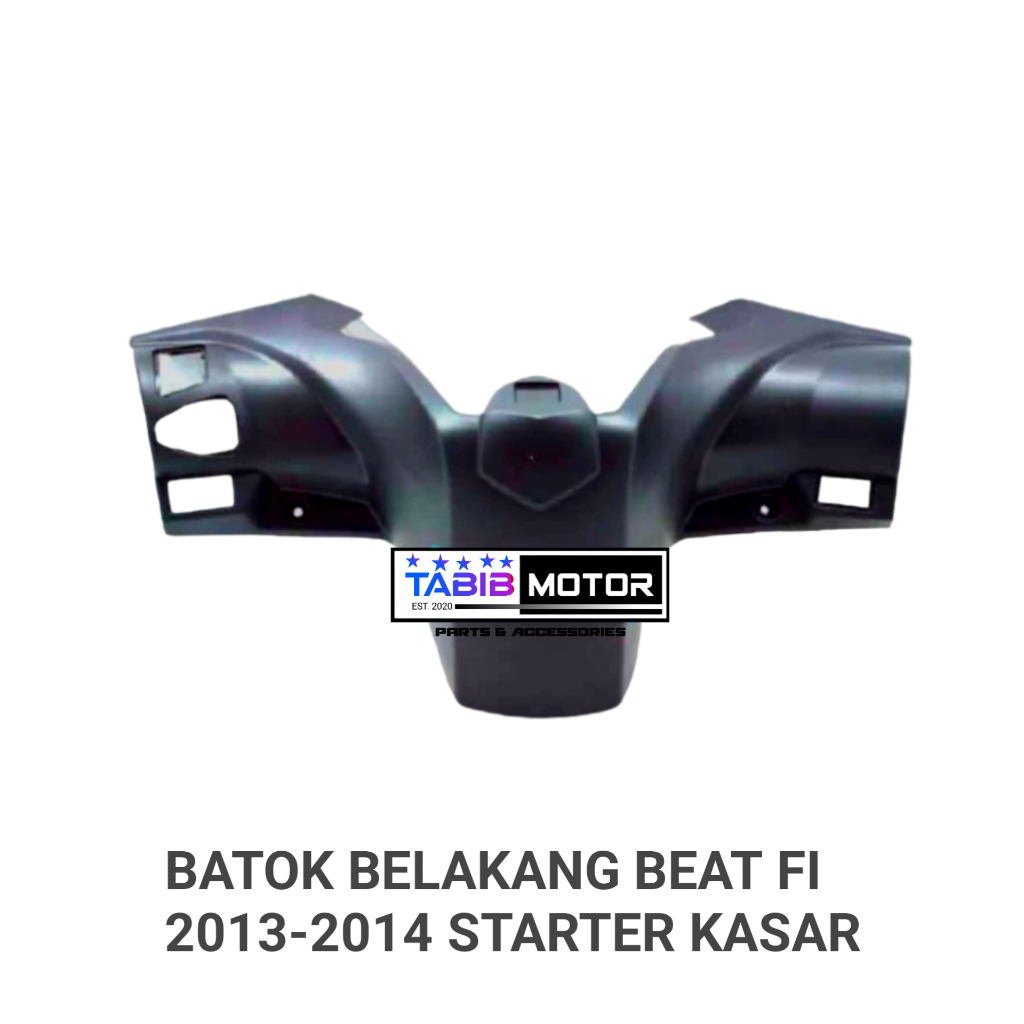 Batok Belakang Beat Fi 2012 2013 2014 Starter Kasar / Cover Bodi Motor Batok Kepala Honda Beat Fi