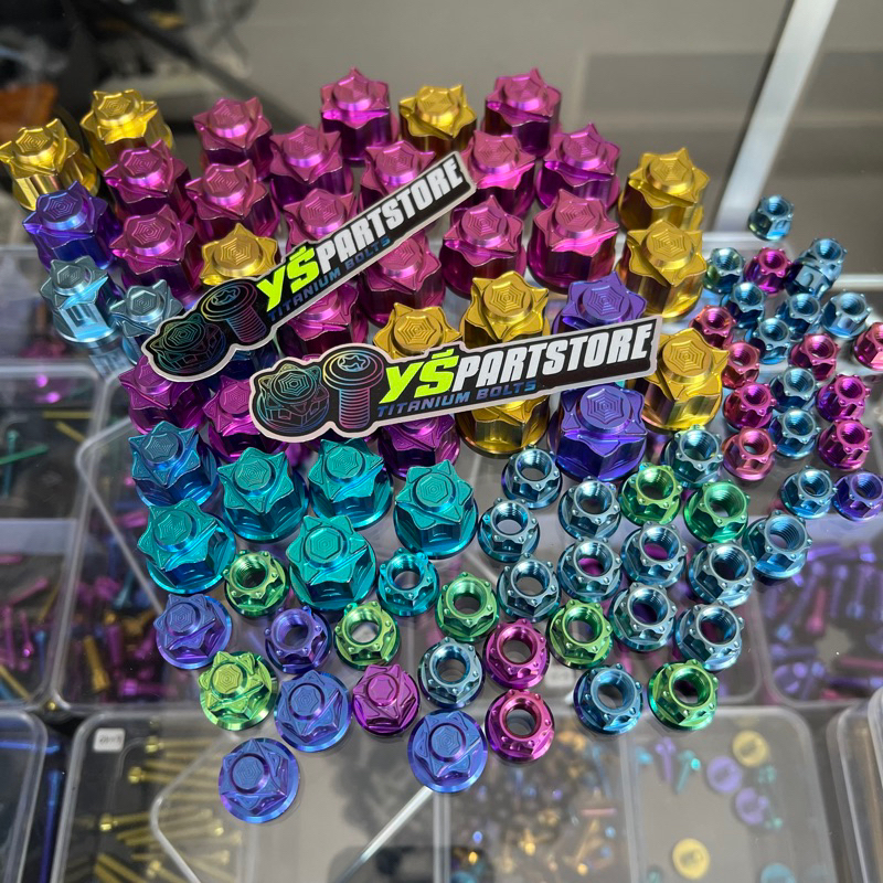 mur Titanium m6 m8 m10 M12 m14 m17 atau mur10 mur12 mur14 mur17 mur 19 mur22