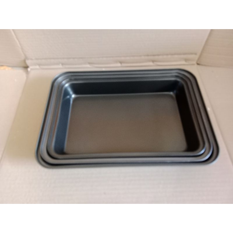 loyang kue persegi panjang anti lengket