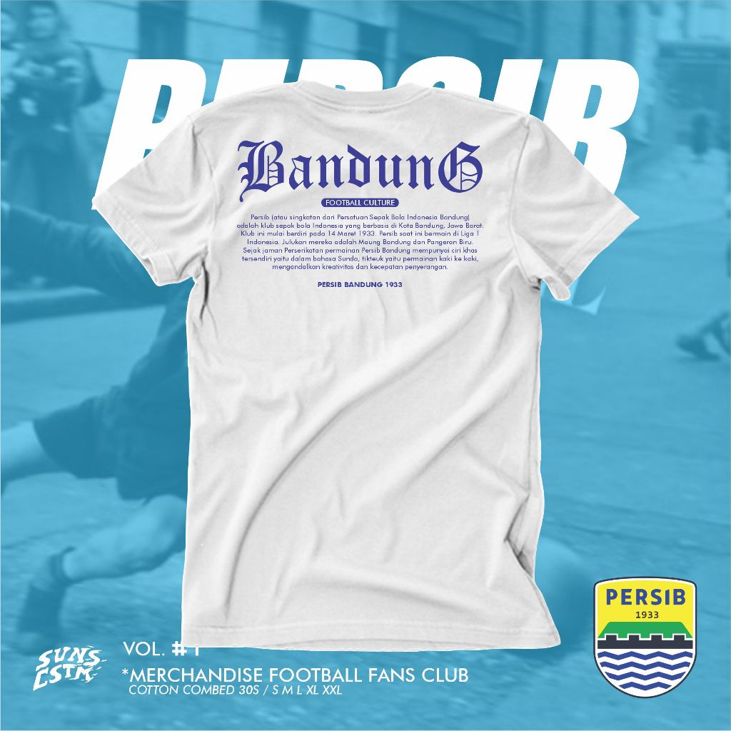 Tshirt Kaos suporter Persib Bandung Bobotoh Viking