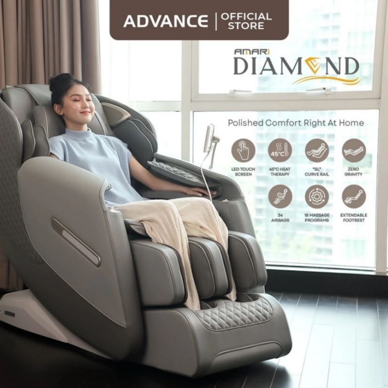 Kursi Pijat ADVANCE Amari Diamond HS8911 - Massage Chair ADVANCE Bali - Mesin Pijat ADVANCE