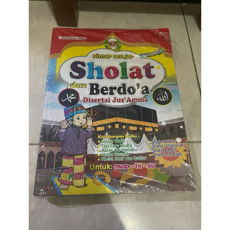 pintar sholat dan berdoa disertai juz amma