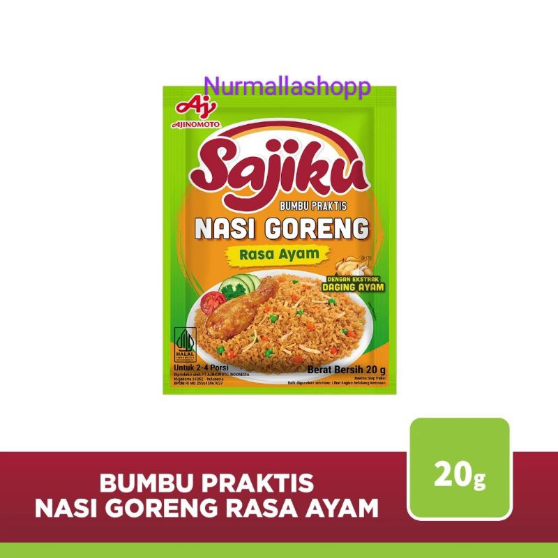 

SAJIKU BUMBU PRAKTIS NASI GORENG ALL VARIANT