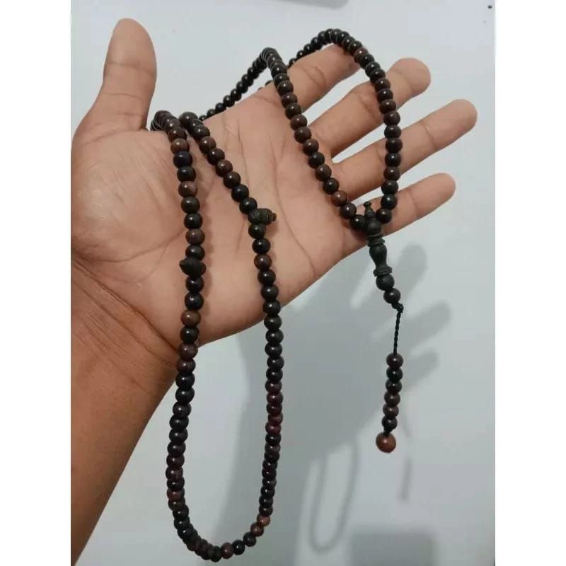 tasbih toriqoh 165 butir 6mm tasbih gaharu grade A++ tasbih gaharu hitam tasbih gaharu super tasbih 