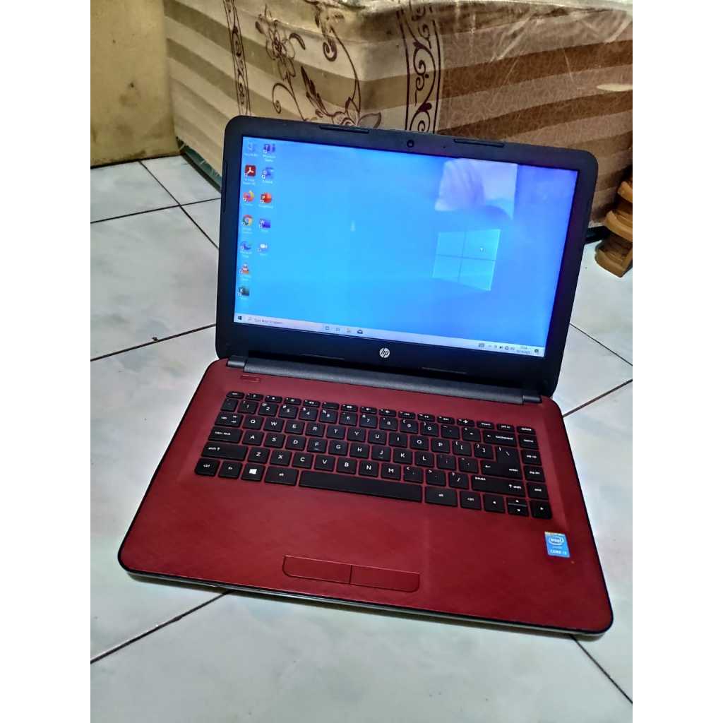 Laptop HP Core i3 gen 4 ram 6gb ssd bekas mulus