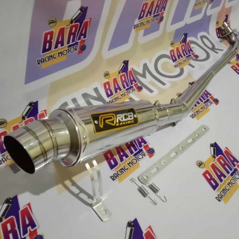 Knalpot RCB Jupiter robot,jupiter burhan,jupiter z/lama,vega r/lama,vega zr,vega rr,crypton.sudah fu