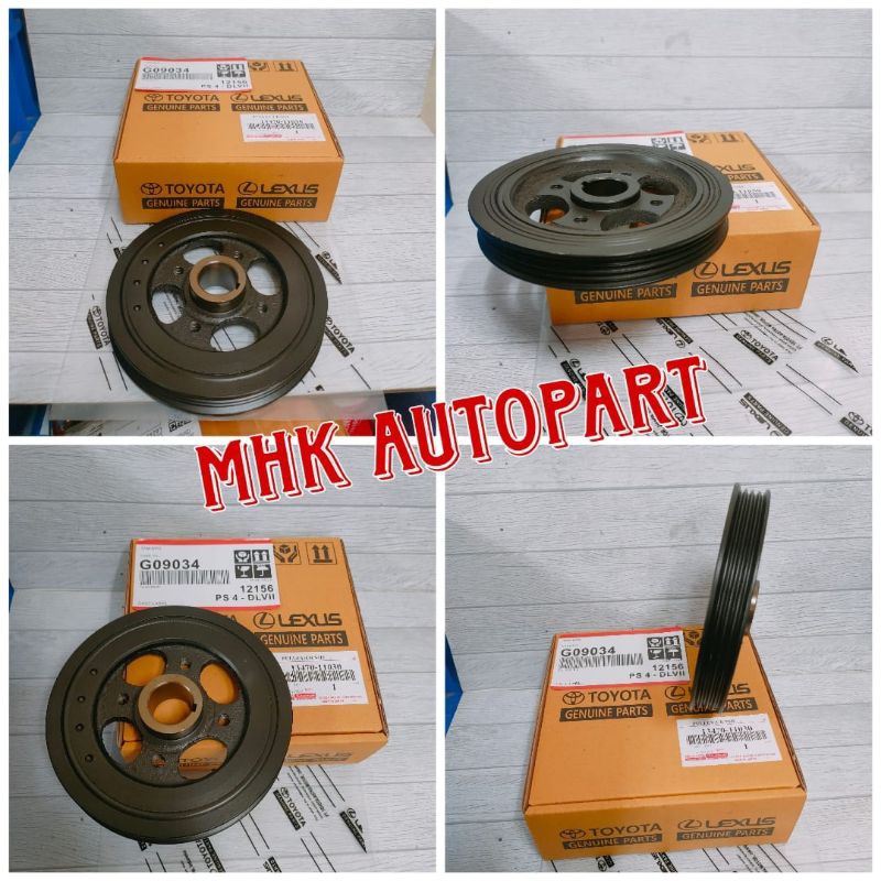 Pulley Pully Kruk As Starlet 1300cc Ep80 Pulley Crankshaft Starlet 1.3 1300cc