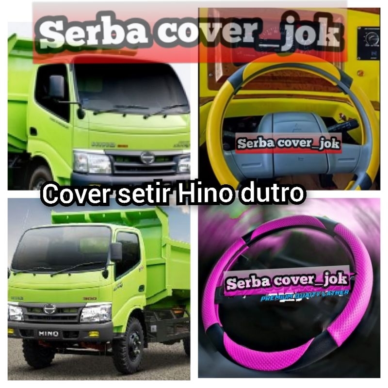 sarung setir mobil Hino Dutro cover bungkus setir mobil Hino dutro
