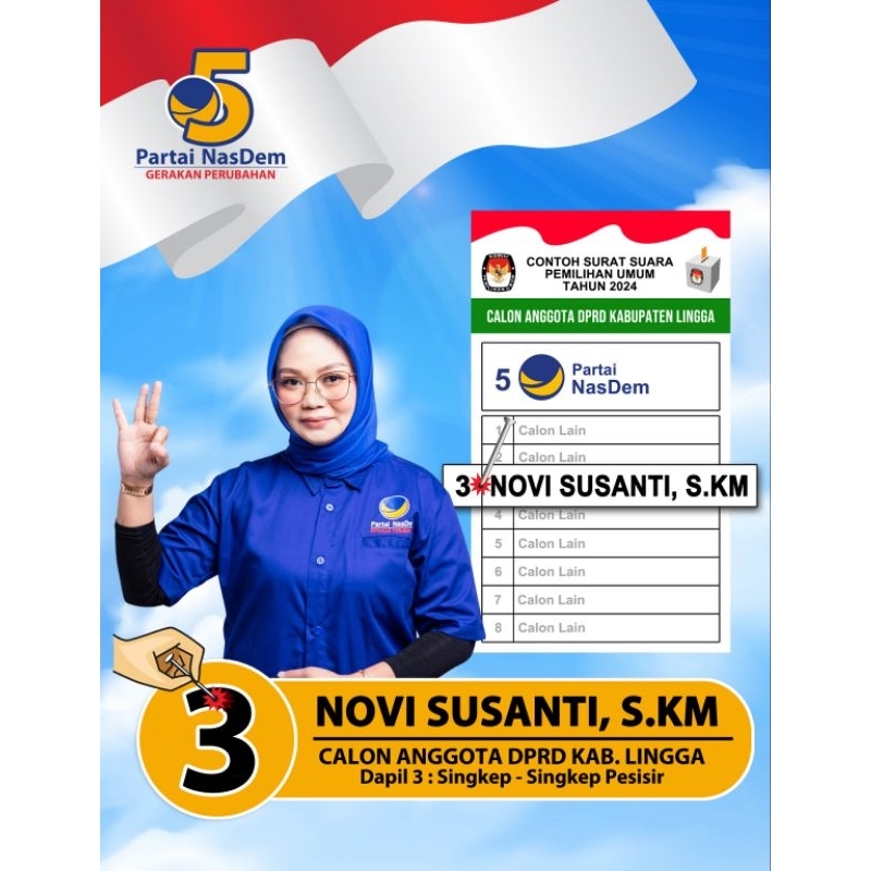 

[ PAKET ] CETAK 5.000 Pcs Sticker Caleg 10x15cm