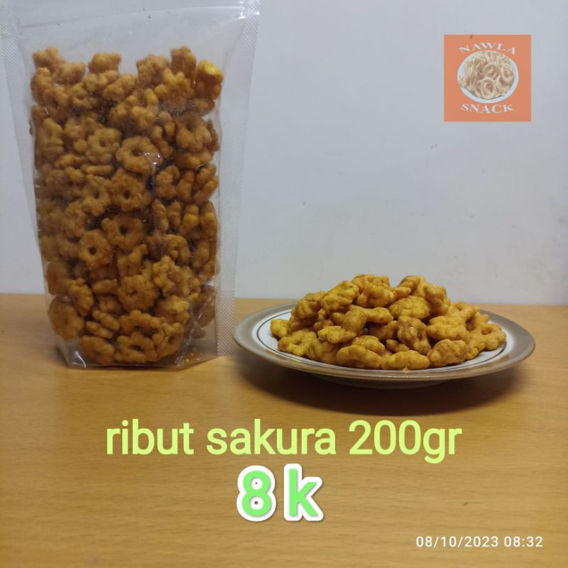 

snack ribut sakura/sakura ribut 200gram