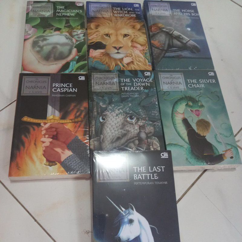 NOVEL NARNIA BOXSET 7 BUKU