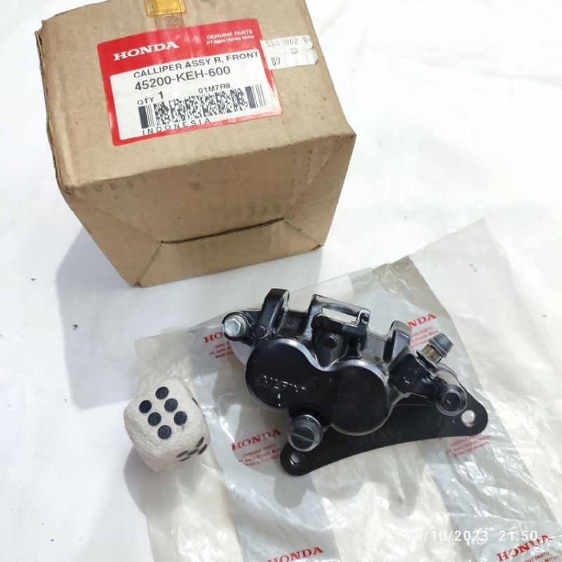 Kaliper caluper kepala babi rem cakram depan honda mega pro megapro 45200 keh 600 original AHM