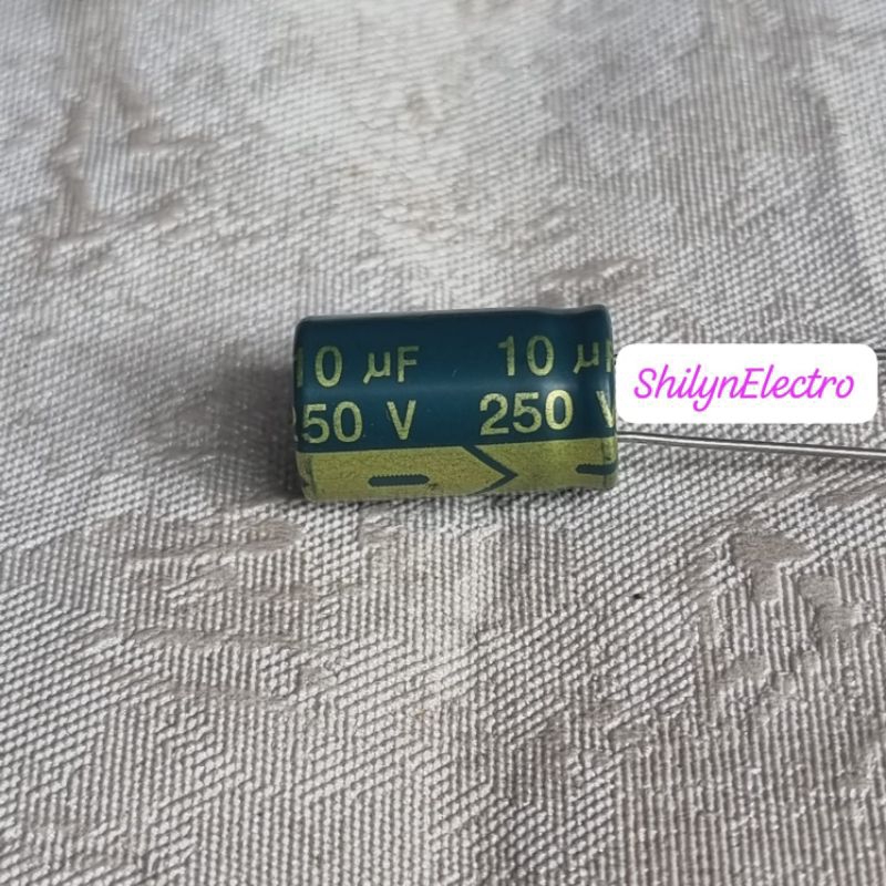 ELCO 10UF 250V ELKO 10 UF 250 VOLT KAPASITOR