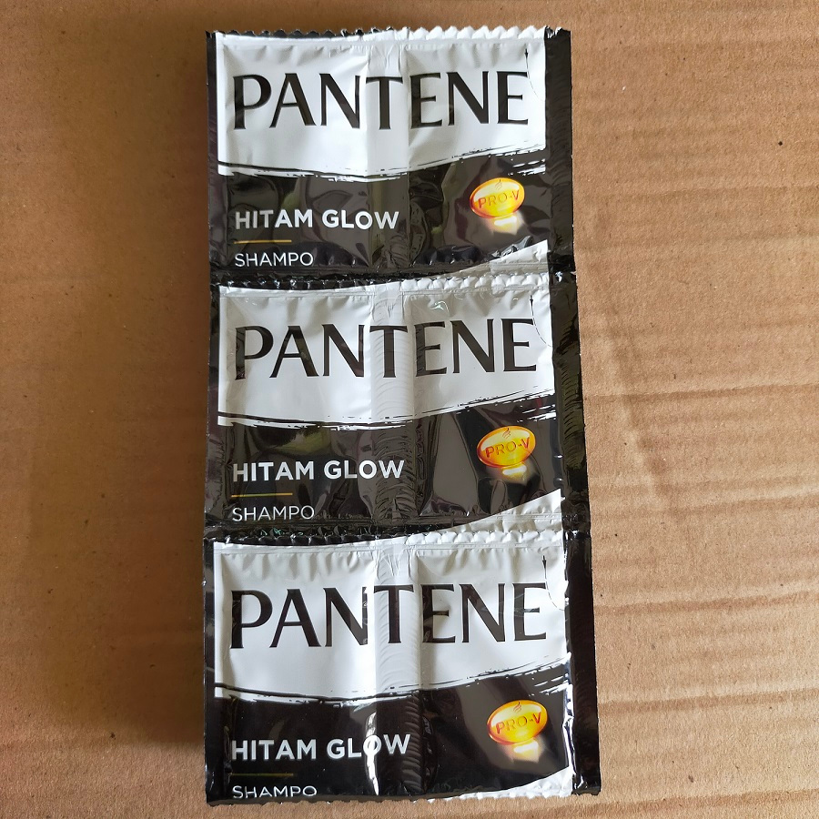 Sampo Pantene Hitam Glow - Sachet