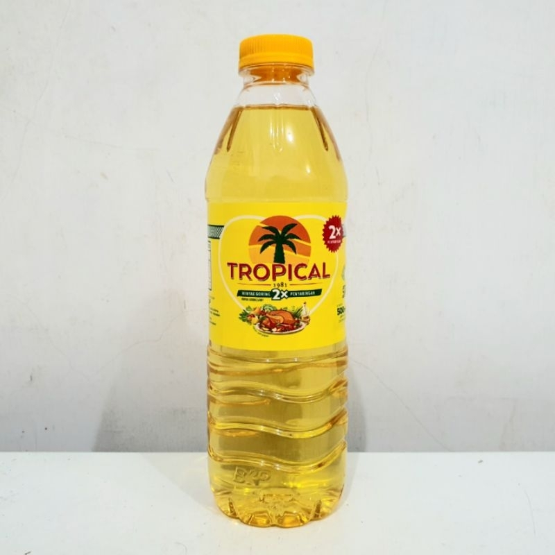 Tropical Minyak Goreng Botol 500ml (1 Dus = 12 Botol)
