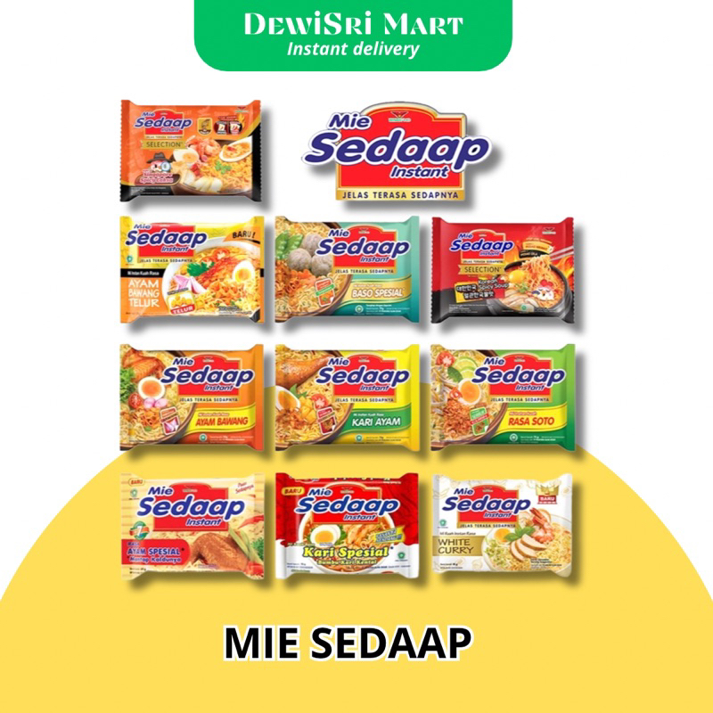 

Mie Sedaap Kuah Instant - Dewi Sri Mart