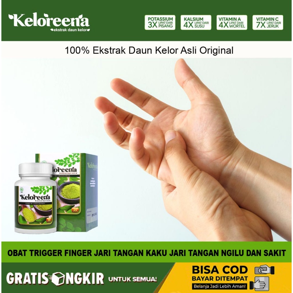 Obat trigger finger jari tangan kaku, jari tangan ngilu dan sakit, kaku tidak bisa di gerakkan kebas