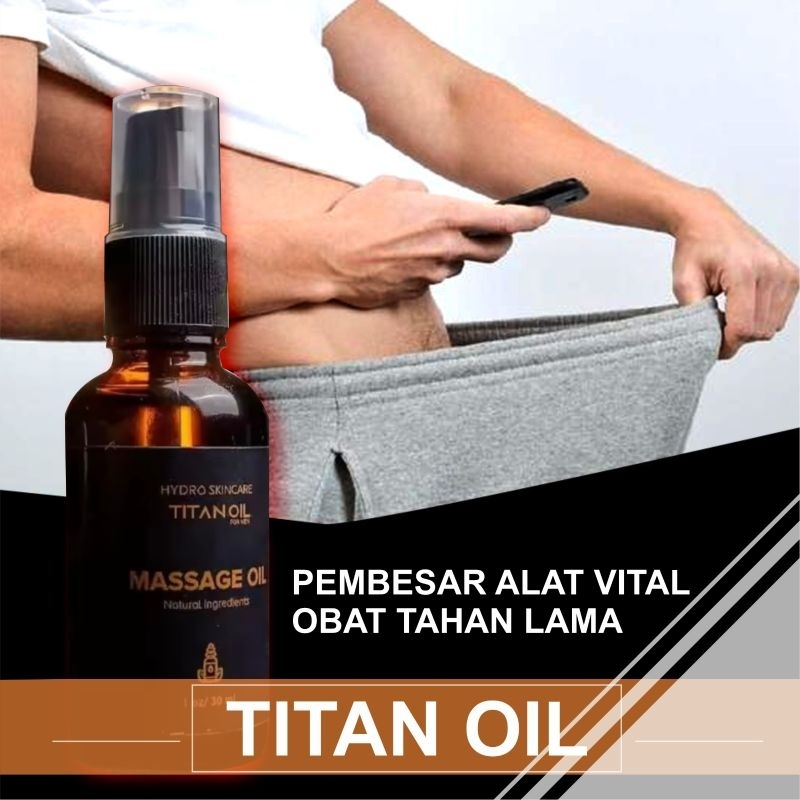 titan oil minyak oles original 30 ml / massage titan oil minyak oles original 30 ml / minyak oles kh